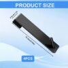 550x550-42515.jpg Unyqoos® Set van vier roestvrijstalen douchehaken voor glazen wanden zonder boren