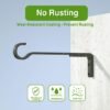 550x550-42554.jpg Unyqoos® Set van twee veelzijdige en roestbestendige wandhaken voor buiten en binnen