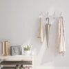 Unyqoos® Stijlvolle Wandhaken Set van 27 cm met 4 Haken voor Jassen en Accessoires