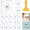 550x550-42608.jpg Unyqoos® Set van 18 zelfklevende fotohaken voor eenvoudig ophangen zonder boren