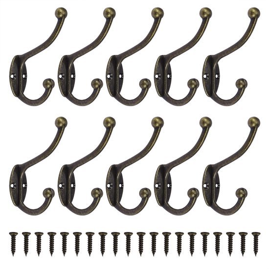 550x550-42651.jpg Unyqoos® Vintage wandhaken set van 10 voor veelzijdig gebruik in huis of kantoor