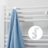 Unyqoos® Set van 12 compacte en haken voor handdoekradiator en meer
