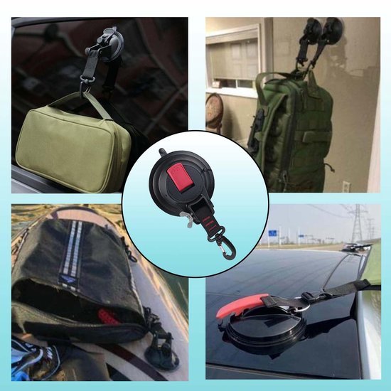 550x550-42744.jpg Unyqoos® Set van 2 Sterke Zuignappen met Haak voor Veilig Kamperen en Reizen
