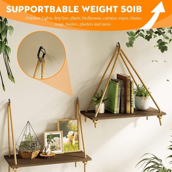 Unyqoos® Set van 18 Zwarte Schroefhaken met Veiligheidsgesp voor Diverse Ophangmogelijkheden