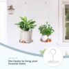 550x550-42796.jpg Unyqoos® Set van twee stevige plafondhaken voor hangplanten en decoratieve objecten