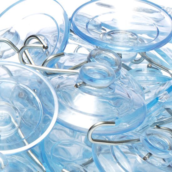 550x550-43016.jpg Unyqoos® Set van 20 universele zuignappen met metalen haken voor diverse toepassingen
