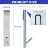550x550-43049.jpg Unyqoos® Zilverkleurige set van twee roestvrijstalen haken voor frameloze douchewanden