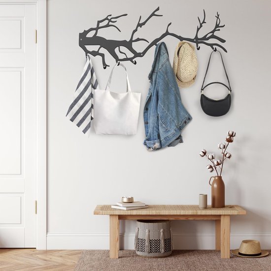 Unyqoos® Stijlvolle en Functionele Metalen Wandhaken voor Jassen, Tassen en Accessoires