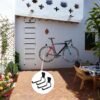 550x550-43141.jpg Unyqoos® Zwarte Dubbele Wandhaken voor Zware Belasting - Ideaal voor Garage en Tuinopslag