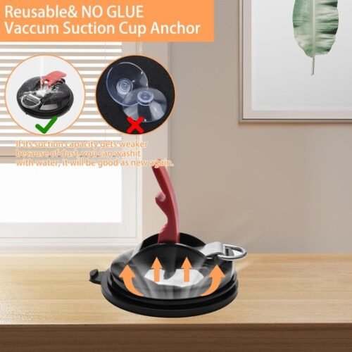 550x550-43156.jpg Unyqoos® Set van vier multifunctionele zuignappen met acht S-haken voor diverse toepassingen
