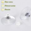 550x550-43163.jpg Unyqoos® Set van 30 stevige transparante zuignappen met schroefdraad voor diverse oppervlakken