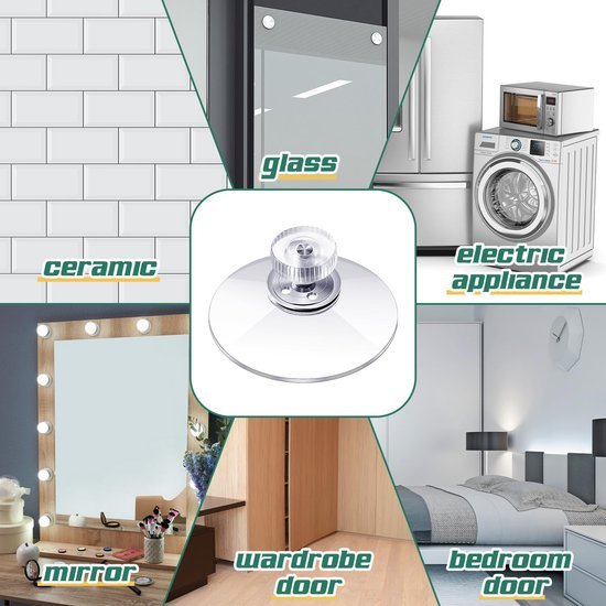 550x550-43164.jpg Unyqoos® Set van 30 stevige transparante zuignappen met schroefdraad voor diverse oppervlakken