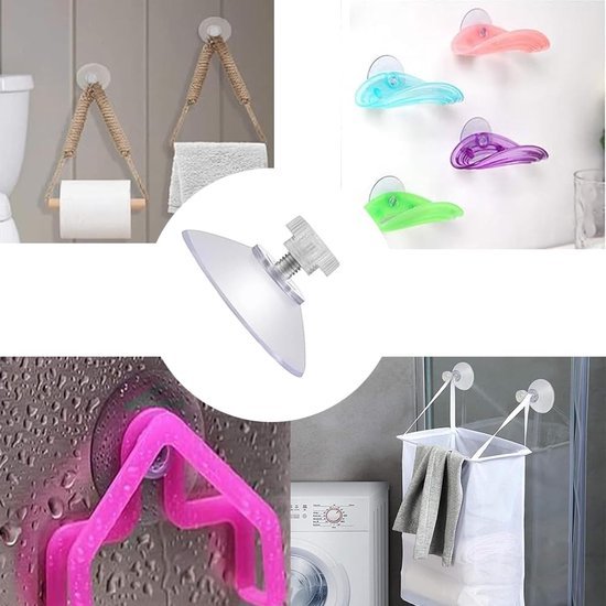 550x550-43219.jpg Unyqoos® Set van 20 sterke transparante zuignappen met schroefdraad voor diverse oppervlakken