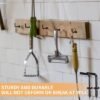 Unyqoos® Zwarte L-vormige schroefhaken voor veelzijdige bevestiging en decoratie