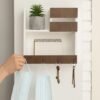Unyqoos® Zwarte L-vormige schroefhaken voor veelzijdige bevestiging en decoratie
