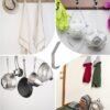 550x550-43287.jpg Unyqoos® Set van 10 Roestvrijstalen Wandhaken voor Badkamer en Keuken