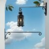 550x550-43301.jpg Unyqoos® Set van twee handgesmede wandhaken voor buiten, vintage stijl, 50 cm zwart