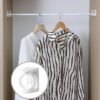 Unyqoos® Set van 10 Zelfklevende Gordijnstanghouders voor Eenvoudige Installatie