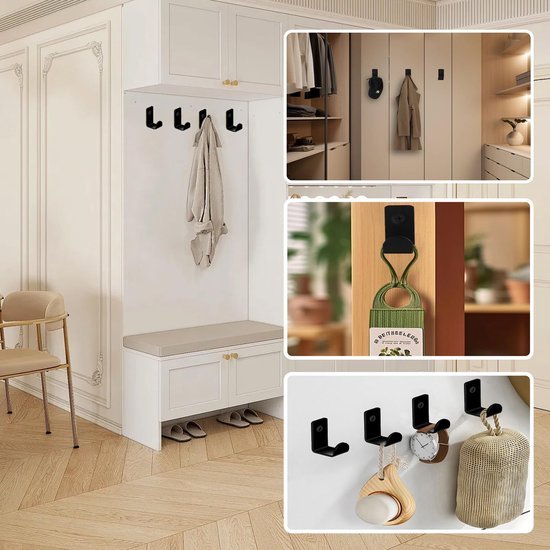 550x550-43358.jpg Unyqoos® Set van 15 stevige metalen wandhaken voor diverse toepassingen in huis