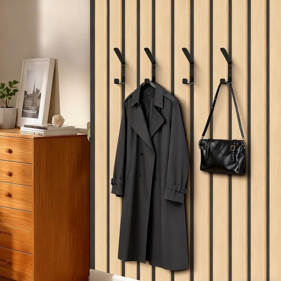 550x550-43460.jpg Unyqoos® Set van 4 veelzijdige haken met montagemateriaal voor akoestische panelen