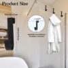 Unyqoos® Set van 5 multifunctionele haken zonder boren voor badkamer en keuken