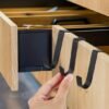 Unyqoos® Set van 5 multifunctionele haken zonder boren voor badkamer en keuken