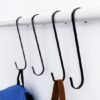 550x550-43554.jpg Unyqoos® Set van 6 sterke zwarte S-haken voor veelzijdig gebruik in huis