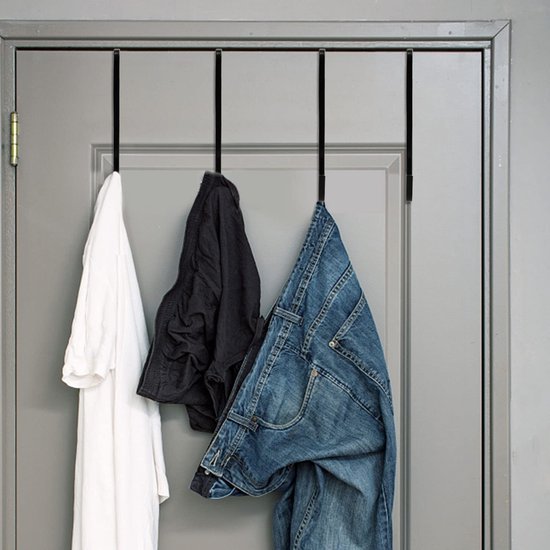550x550-43556.jpg Unyqoos® Set van 6 sterke zwarte S-haken voor veelzijdig gebruik in huis