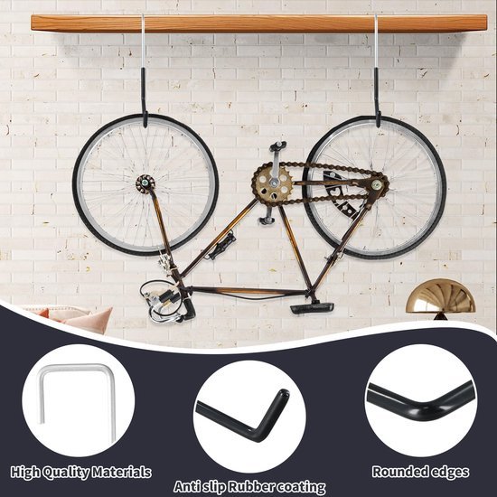 Unyqoos® Set van 6 sterke S-haken voor veelzijdige opslag in garage of tuin