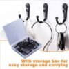 550x550-43571.jpg Unyqoos® Set van 20 metalen wandhaken met schroeven voor diverse ophangmogelijkheden