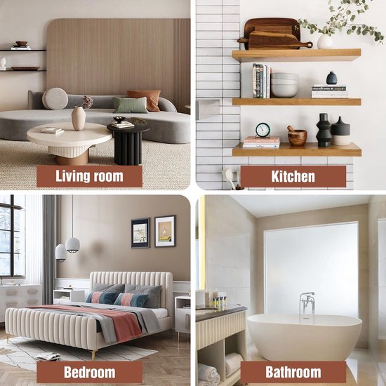 Unyqoos® Set van 10 veelzijdige wand- en plafondhaken voor badkamer en keuken