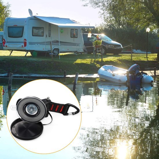 Unyqoos® Set van 4 krachtige zuignapankers met haken voor kampeertenten en dekzeilen