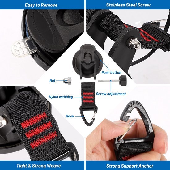 550x550-43621.jpg Unyqoos® Sterke en veelzijdige zuignapset met ankerhaken voor kamperen en meer