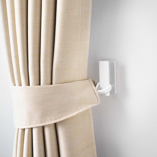 Unyqoos® Set van drie minimalistische wandhaken in wit voor veelzijdig gebruik