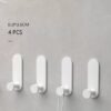 Unyqoos® Handige Zelfklevende Haken voor Handdoeken, Jassen, Sleutels en Meer - Set van 4 Stuks