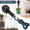 550x550-43775.jpg Unyqoos® Set van 4 sterke zuignappen met 360 graden draaibare haken voor kamperen