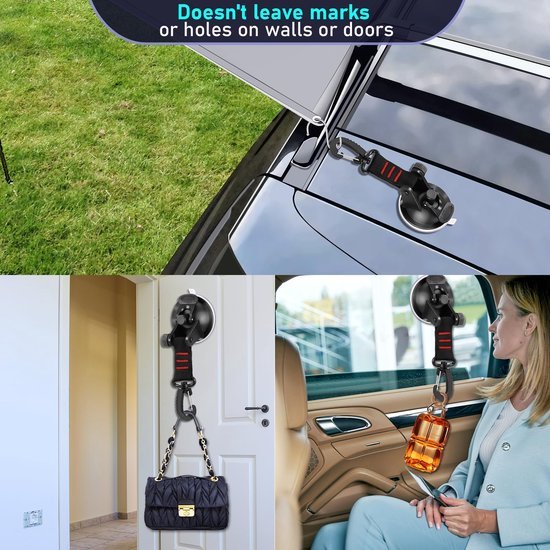 550x550-43782.jpg Unyqoos® Set van 4 sterke zuignappen met 360 graden draaibare haken voor kamperen