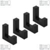 550x550-43807.jpg Unyqoos® Set van 4 stevige wandhaken in J-vorm voor akoestische panelen
