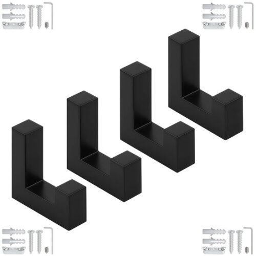 550x550-43807.jpg Unyqoos® Set van 4 stevige wandhaken in J-vorm voor akoestische panelen