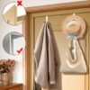 550x550-43813.jpg Unyqoos® Set van 4 deurhaken met vijf stevige haken voor kleding en handdoeken