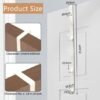 550x550-43818.jpg Unyqoos® Set van 4 deurhaken met vijf stevige haken voor kleding en handdoeken