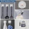 550x550-43862.jpg Unyqoos® Set van 8 zelfklevende roestvrijstalen haken voor badkamer en keuken