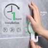 550x550-43871.jpg Unyqoos® Set van 4 herbruikbare zuignaphaken voor diverse oppervlakken zonder boren