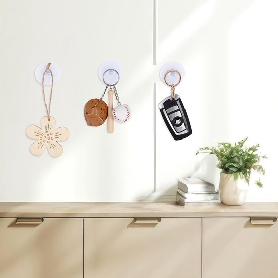 550x550-43912.jpg Unyqoos® Set van 50 doorzichtige zuignappen voor veelzijdig gebruik in huis en auto
