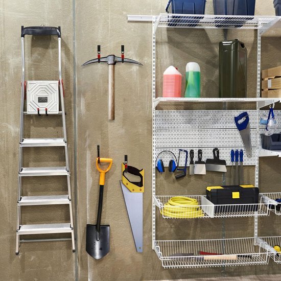 550x550-43919.jpg Unyqoos® Zesdelige set zware metalen wandhaken voor veelzijdige opslag in garage en huis