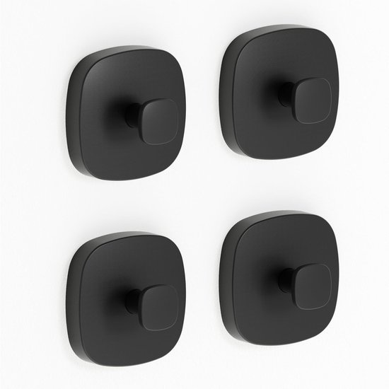 550x550-43984.jpg Unyqoos® Set van 4 zwarte zuignaphaken voor badkamer en keuken met sterke grip