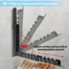 Unyqoos® Inklapbare wandgarderobe haken set voor compacte ophangoplossingen 26 x 19,6 x 2,3 cm