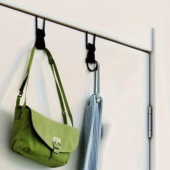 Unyqoos® Set van 2 smeedijzeren deurhaken met kattenmotief voor handdoeken en sleutels