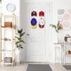 550x550-44146.jpg Unyqoos® Set van 16 ruimtebesparende wandhouders voor hoeden en accessoires