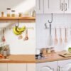 550x550-44152.jpg Unyqoos® Set van 6 draaibare metalen haken voor hangende bananen in de keuken